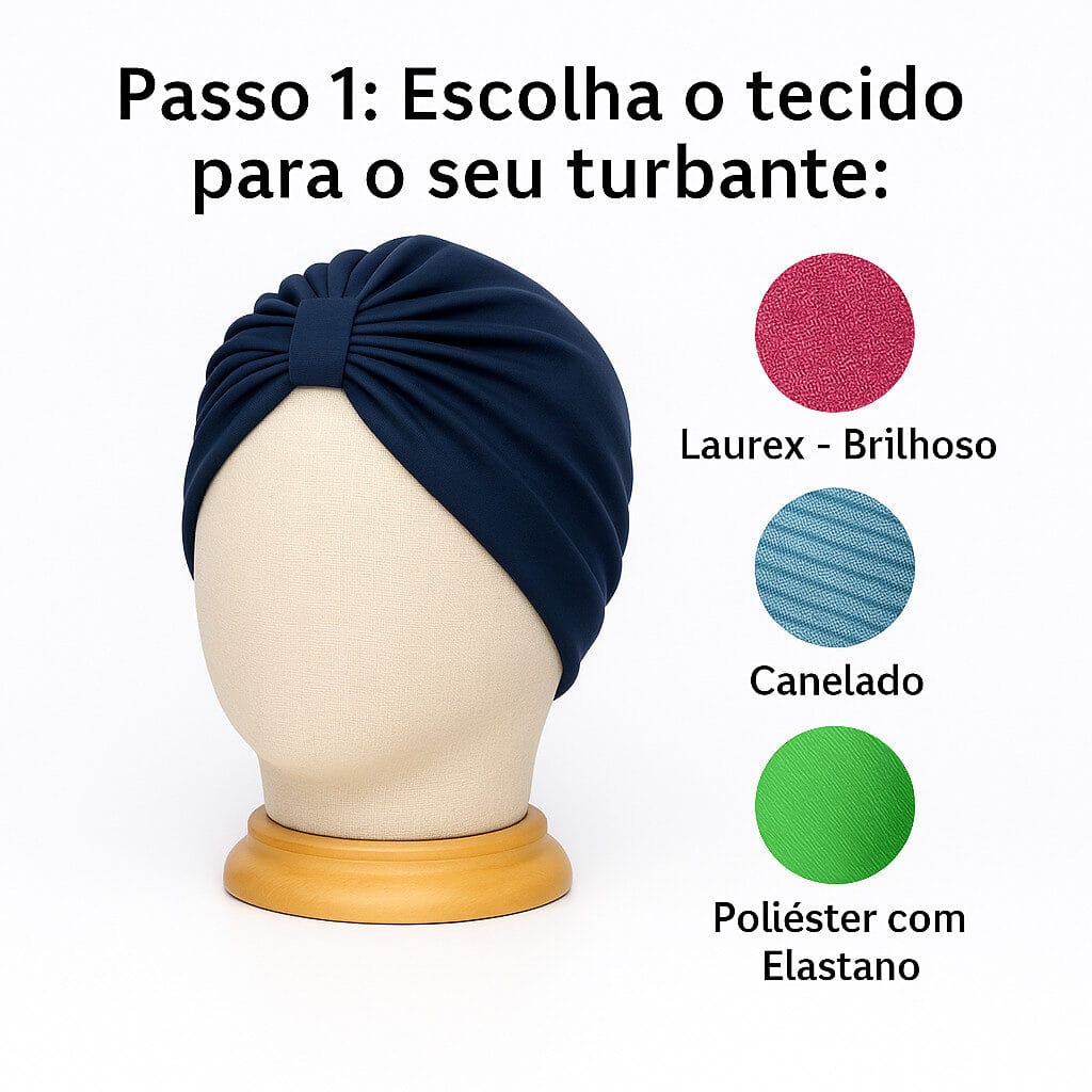 Seu Turbante do Seu Jeito: Combo Exclusivo (Turbante + Faixa) - Imagem 2