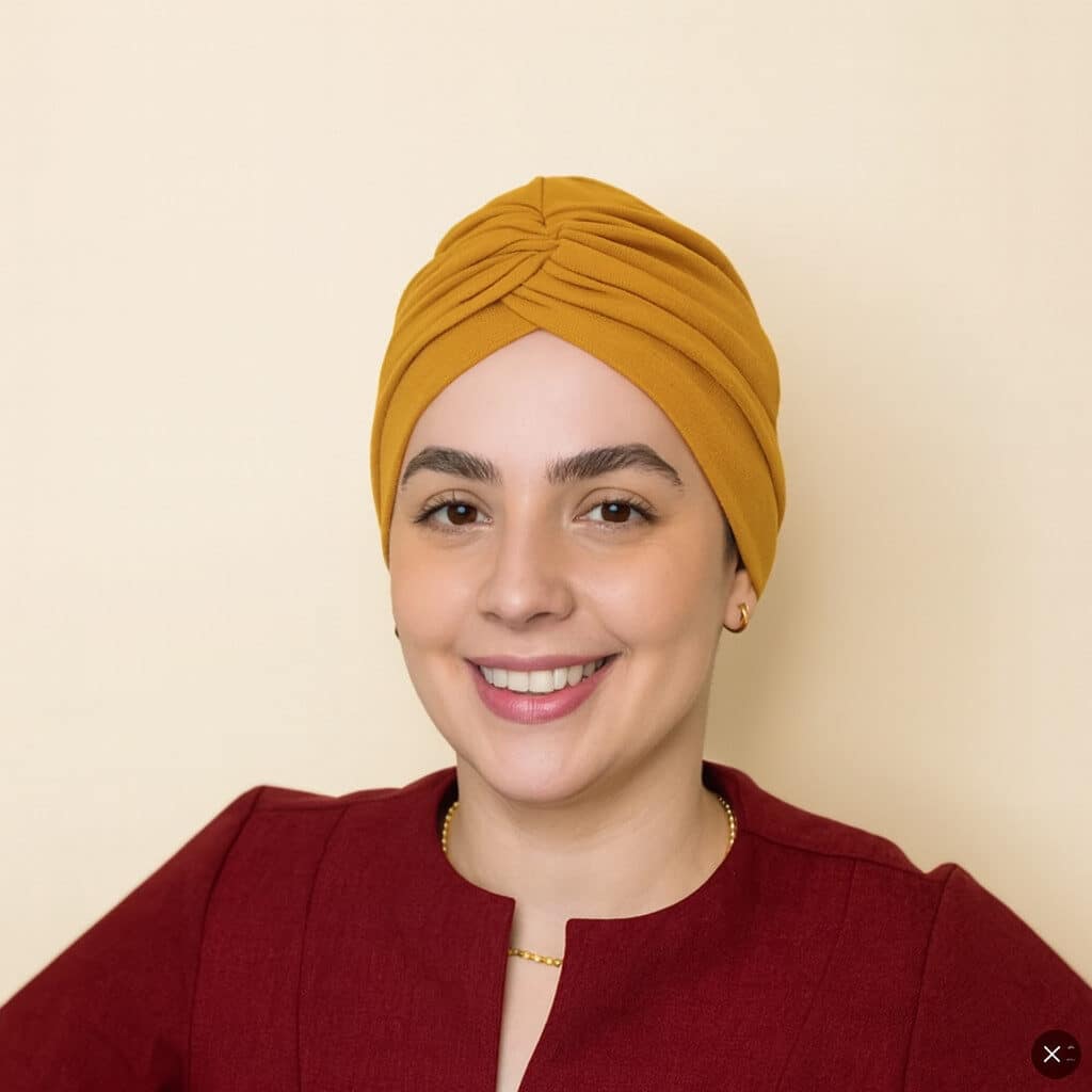 Turbante Zarah Malha de Algodão (cor lisa) - Imagem 5