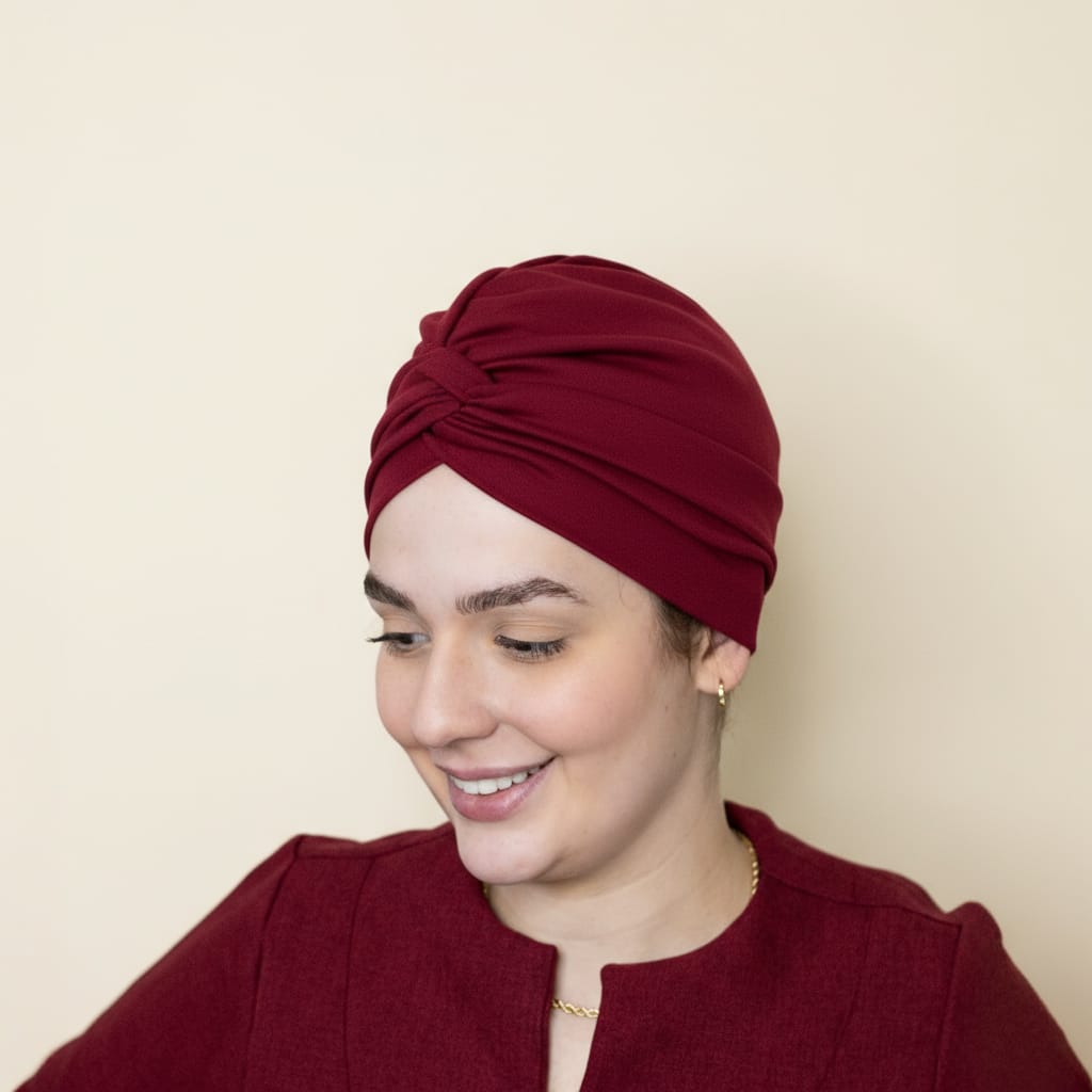 Turbante Zarah Malha de Algodão (cor lisa) - Imagem 1