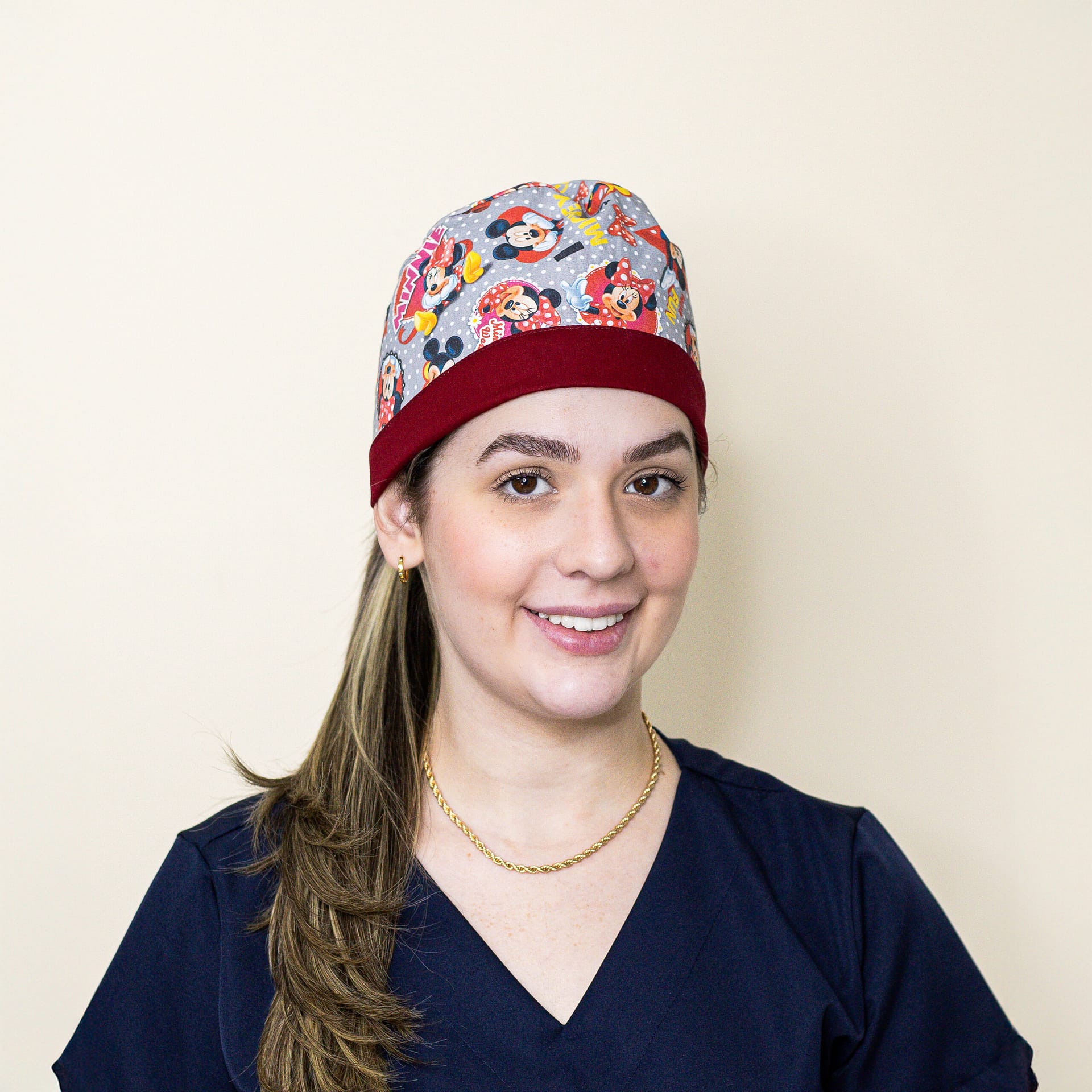 Bandana Dupla Face Estampada com Elástico - Imagem 4