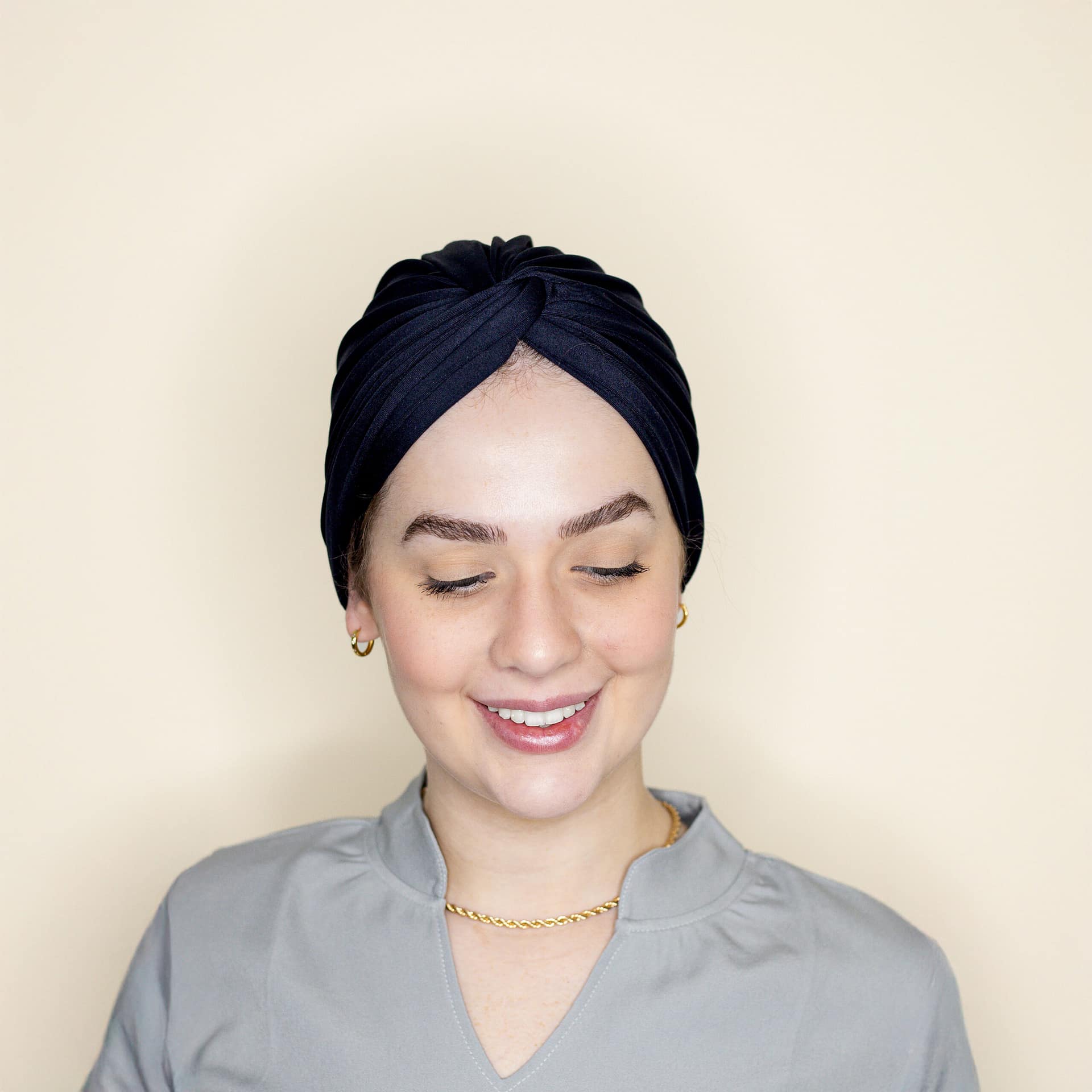 Turbante Flor 3x1 - Liso - Imagem 6