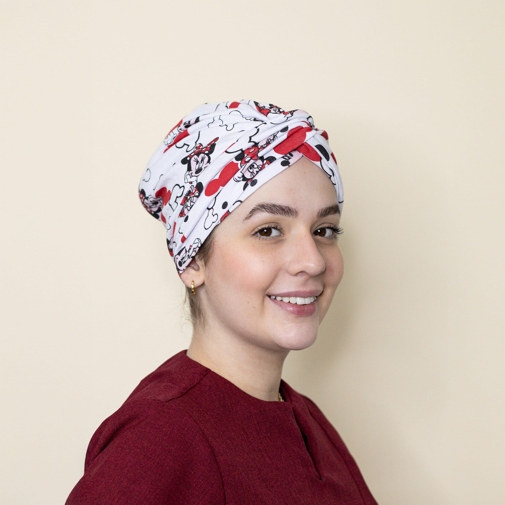 Turbante Zarah Malha de Algodão (Estampada) - Imagem 4