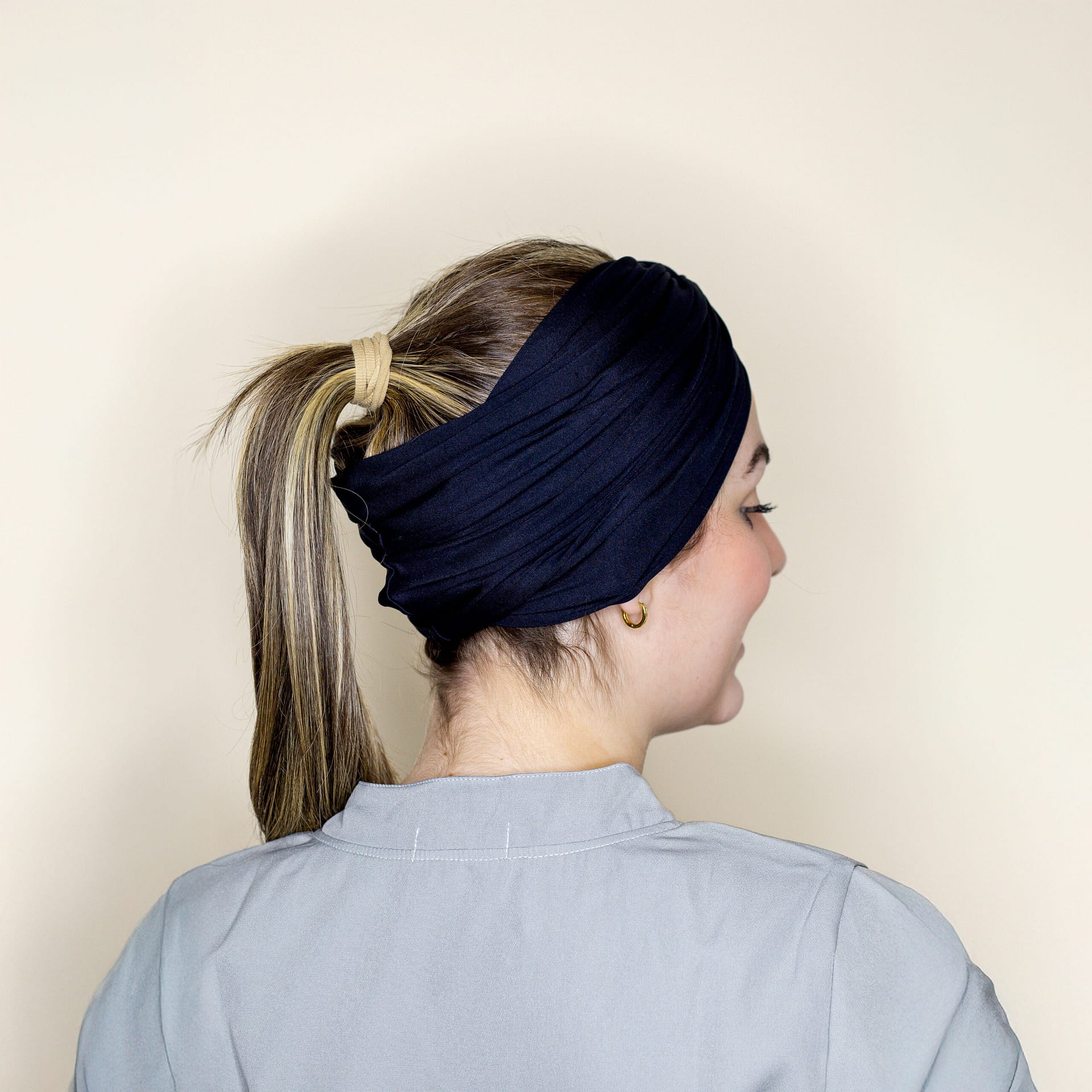 Turbante Flor 3x1 - Liso - Imagem 4