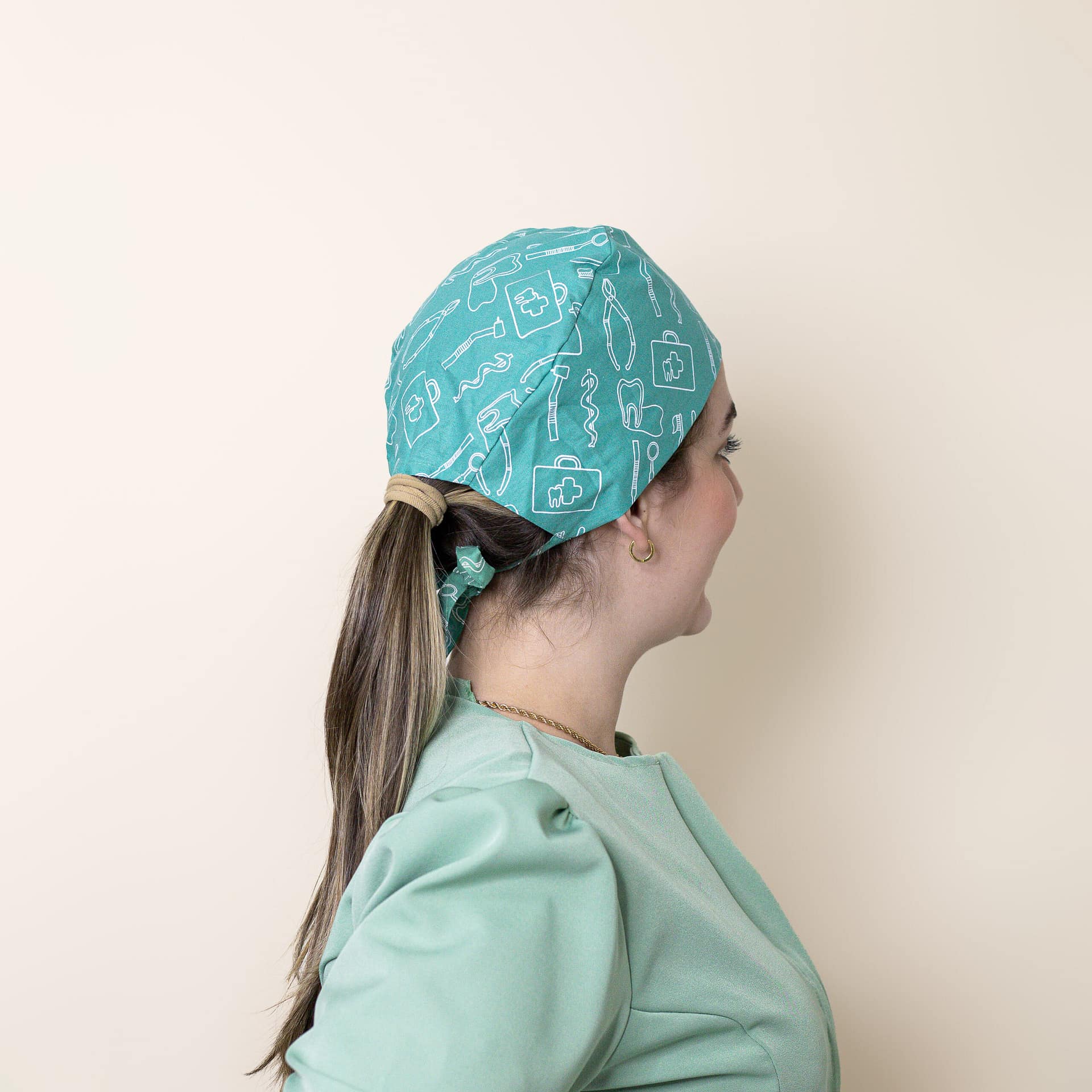 Bandana Estampada com Tiras - Imagem 2